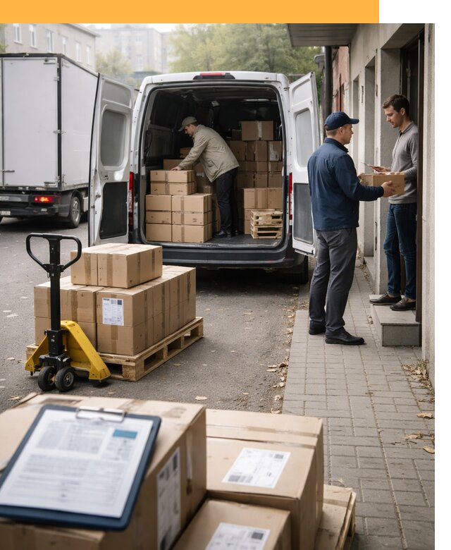 Доставка грузов от двери до двери с таможней от 46206 руб.