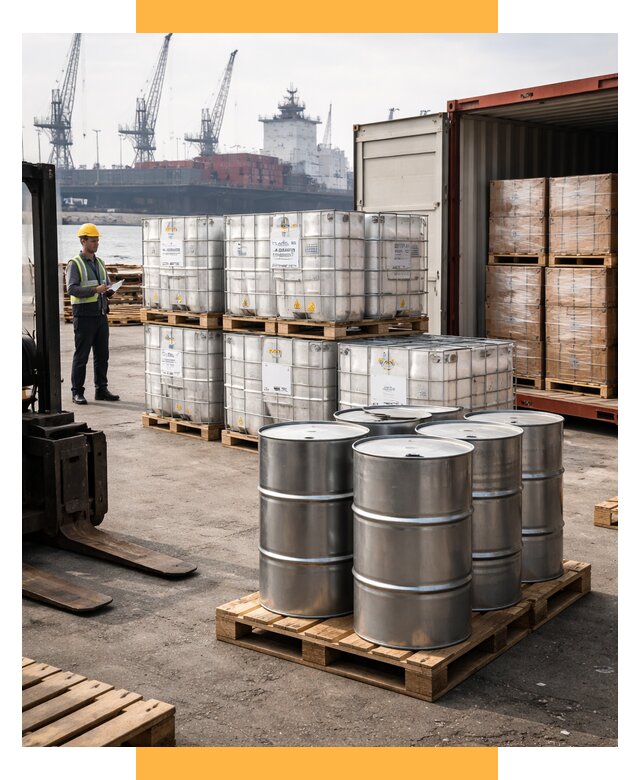 Доставка химического сырья из Индии от 256700 р. | СетСервис-Кпн