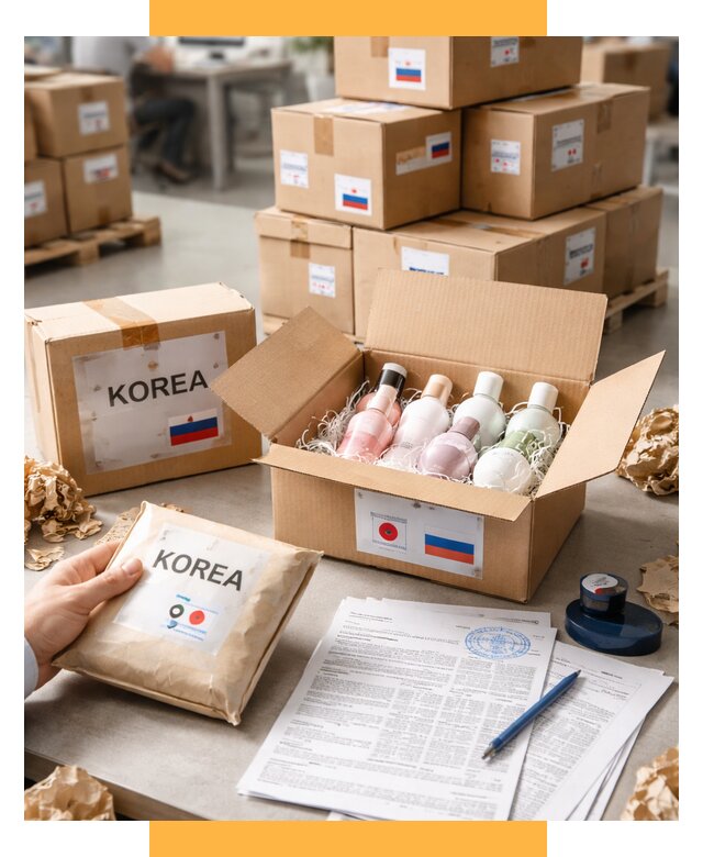 Доставка косметики из Кореи от 8728 р. под ключ | СетСервис-Кпн