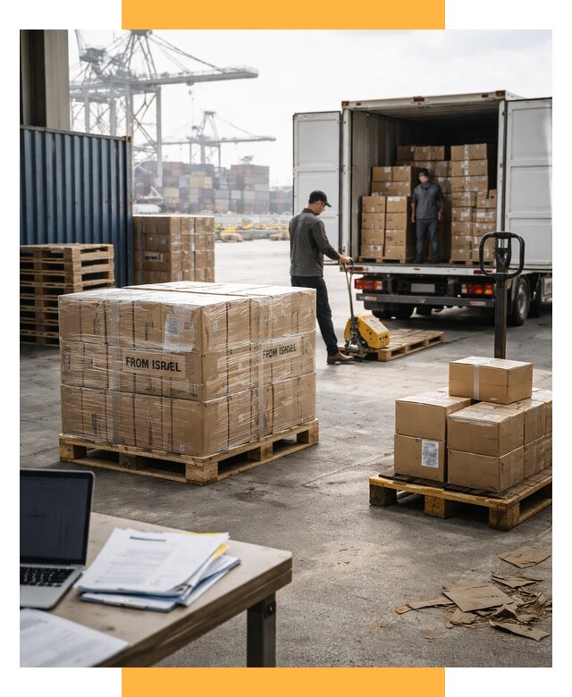 Доставка грузов из Израиля от 15402 р., логистика от СетСервис-Кпн