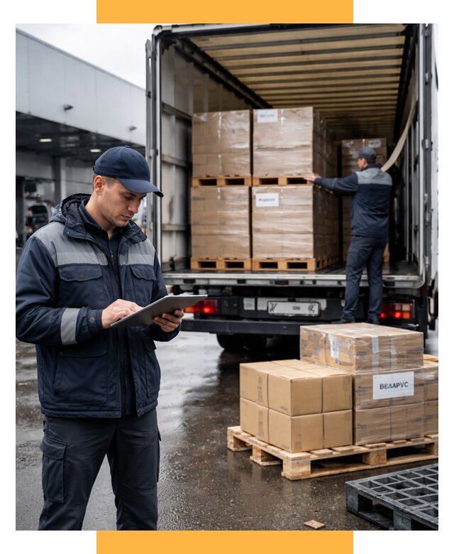 Доставка грузов из Беларуси от 15402 р. логистика СетСервис-Кпн