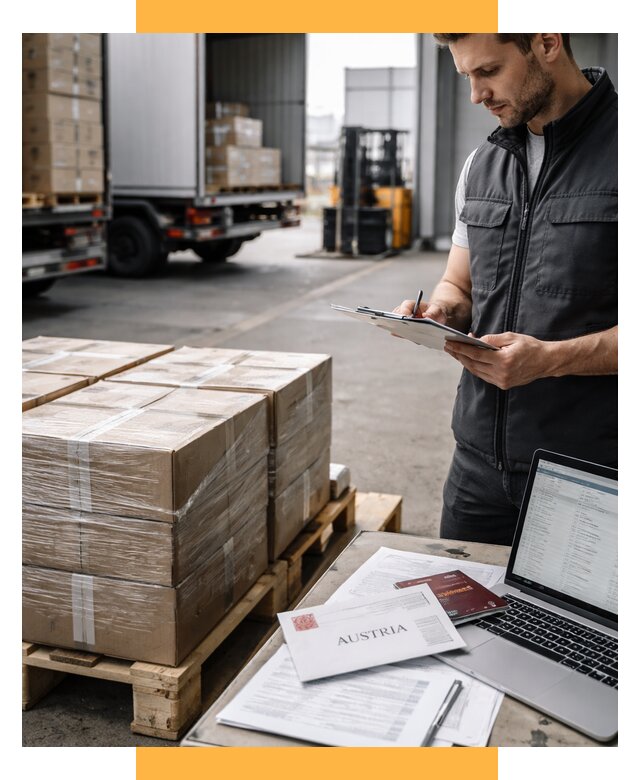 Доставка в Австрию от 66742 р. Логистика и экспорт СетСервис-Кпн