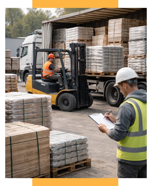 Перевозка строительных материалов от 5647 р. | СетСервис-Кпн