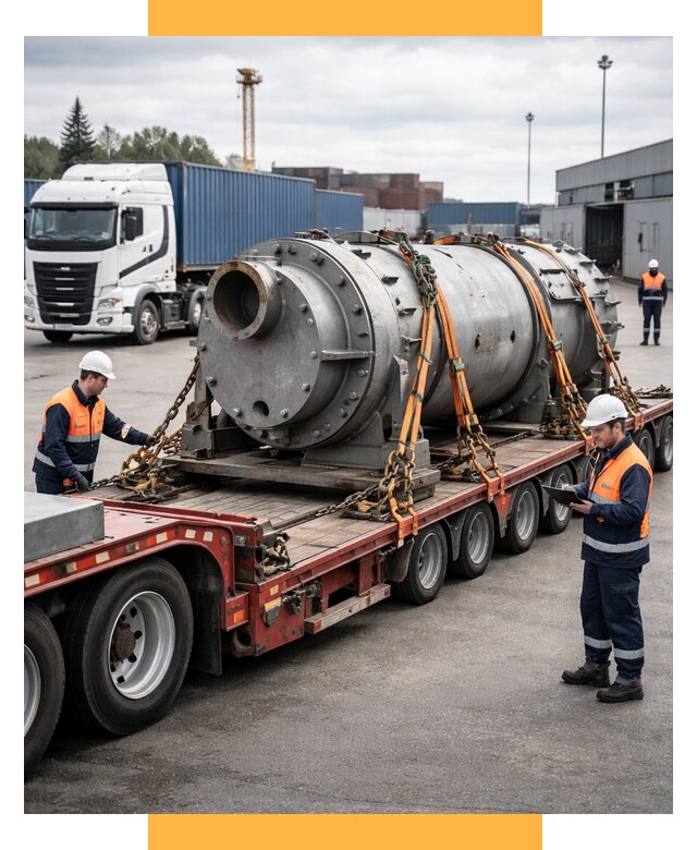 Перевозка тяжеловесных грузов под ключ от 154020 р. | СетСервис-Кпн