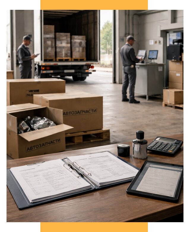 Таможенное оформление автозапчастей под ключ от 8728 р., СетСервис-Кпн